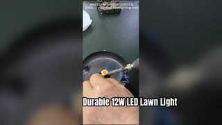 Φωτιστικό γκαζόν 12W Led με περίβλημα από χυτό αλουμίνιο που χρησιμοποιείται σε πάρκα και δρόμους.