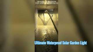 Αδιάβροχο τεστ Solar Garden Light.