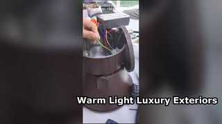 60W Dark Brown Flood Light: 3000K Θερμό Λευκό με ADC12 Die-cast περίβλημα.