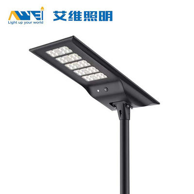 60W ολοκληρωμένο ηλιακό φως LED με 18V 100W μονοκρυσταλλικό πίνακα πυριτίου για δημόσιους χώρους