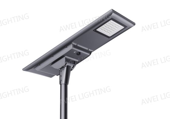 50W Ηλιακό LED Street Light Αδιάβροχο IP66 230LM / W με υψηλής απόδοσης ηλιακό πάνελ που χρησιμοποιείται στους δρόμους.