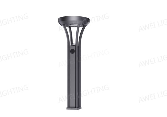 20W ηλιακό φως γκαζόν φωτισμός τοπίου IP66 IK10 με ομαλό σχήμα ηλιακό στήλο που χρησιμοποιείται σε πάρκα και αργούς λωρίδες