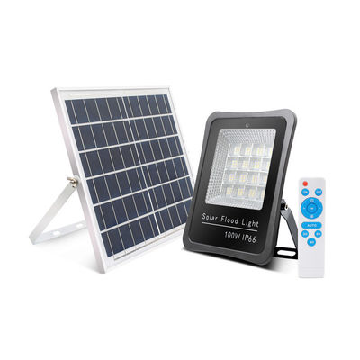 100W Ηλιακή ενέργεια IP65 Ηλιακό LED εξωτερικό φως πλημμύρας υψηλής ισχύος