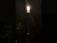 30W-80W Μαύρο Δωμάτιο Δήμου Φως Αδιάβροχο IP66 Στήλη Top Series Lamp 5 έτη εγγύηση Φώτα Δωμάτια για Δρόμους και Κήπους
